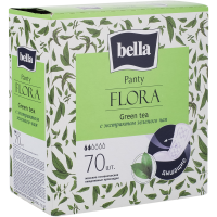 

Прокладки еж"BELLA FLORA"(Green tea)70шт