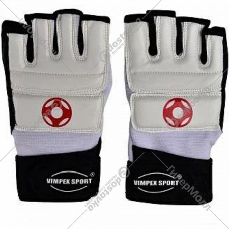 Перчатки спортивные «Vimpex Sport» размер S, белый, G-Kyokushin