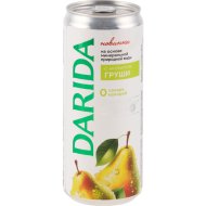 На­пи­ток га­зи­ро­ван­ный Darida на основе минеральной воды, с ароматом груши, 0,33 л