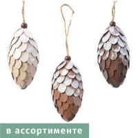 

Украшение елочное"ШИШКА С БЛЕСТКАМИ"