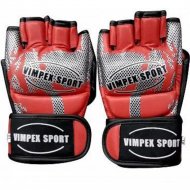 Перчатки спортивные «Vimpex Sport» размер L, красно-серый, 6060