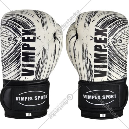 Перчатки боксерские «Vimpex Sport» размер 6, серый, 3092