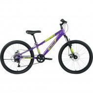Велосипед «Forward» Altair 24 D 2021, RBKT1J347005, фиолетовый/зеленый