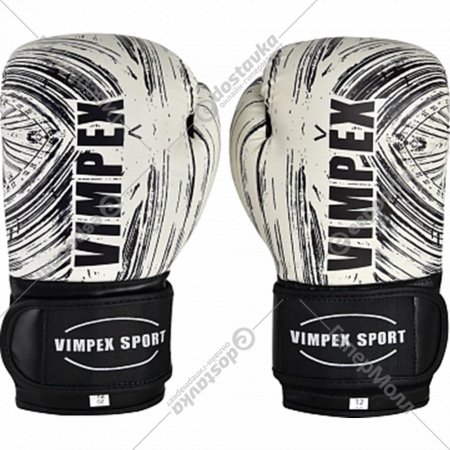 Перчатки боксерские «Vimpex Sport» размер 12, серый, 3092