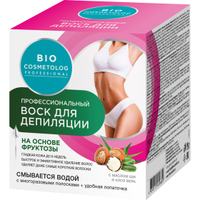 Воск для депиляции «Fito Косметик» Bio Cosmetolog Professional, с маслом ши и алоэ вера, 350 г