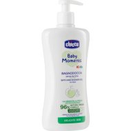 Гель-пена для душа детский «Chicco» Baby Moments Kids, 10247000000, с экстрактом миндаля и персика, 500 мл
