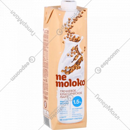 Напиток гречневый «Ne moloko» классический лайт, 1.5%, 1 л