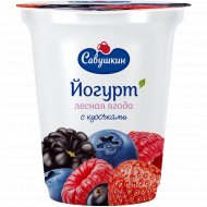 Йогурт «Савушкин» лесная ягода 2%, 350 г