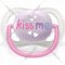 Пустышка «Philips Avent» Ultra Air, Kiss me/Бабочка, для девочек, SCF080/14, 2 шт