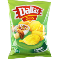 

Карт.чипсы "DALLAS" (гр/смет.) 140г