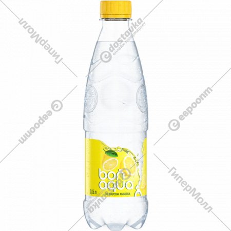 Вода питьевая «Bonaqua» газированная со вкусом лимона, 500 мл