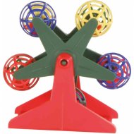 Игрушка для птиц «Колесо обозрения» с трещащими шариками,10 см