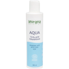 Гель для умывания «Levrana» Cosmos organic, Aqua, 200 мл