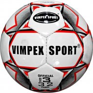 Футбольный мяч «Vimpex Sport» 3 размер, серо-синий, 9230