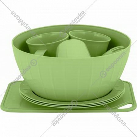 Набор посуды для пикника «Sugar» Vanilla, SE181612050, фисташка