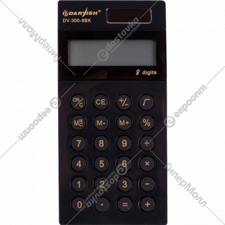Калькулятор «Darvish» карманный, DV-300-8BK