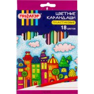 Набор цветных карандашей Пифагор 181584, 18 цветов