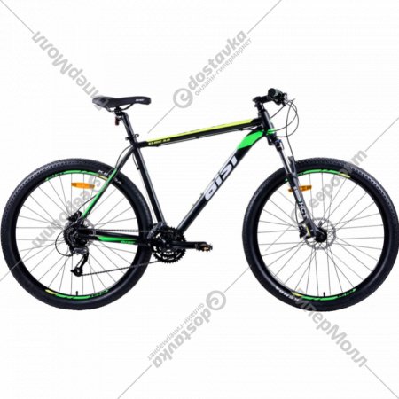 Велосипед «AIST» Slide 3.0 27.5 20, черно-зеленый, 2022