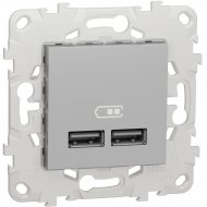 Розетка USB «Schneider Electric» Unica New, NU541830