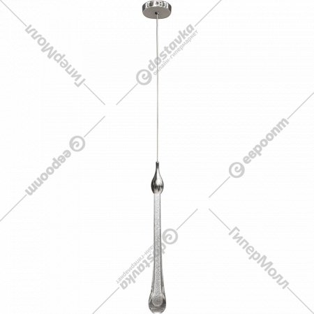 Подвесной светильник «Kinklight» Асмер, 07860-1A.02, хром/прозрачный