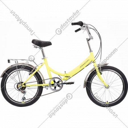 Велосипед «Forward» Arsenal 20 2.0 2022, RBK22FW20534, ярко-зеленый/темно-серый
