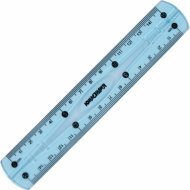 Линейка Юнландия 210757, голубой, 15 см