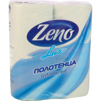 

Полотенце бумажн."ZENO LUX" (2сл,2рул)