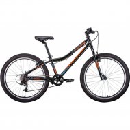 Велосипед «Forward» Titan 24 1.0 2022, RBK22FW24017, черный/ярко-оранжевый
