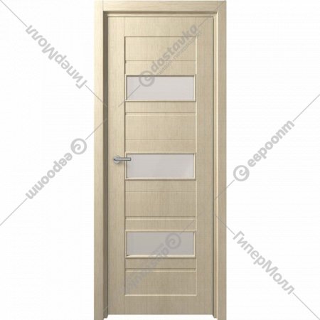 Дверь «Портадом» Fix, F-5 ПО Беленый дуб/Матовое, 200х60 см