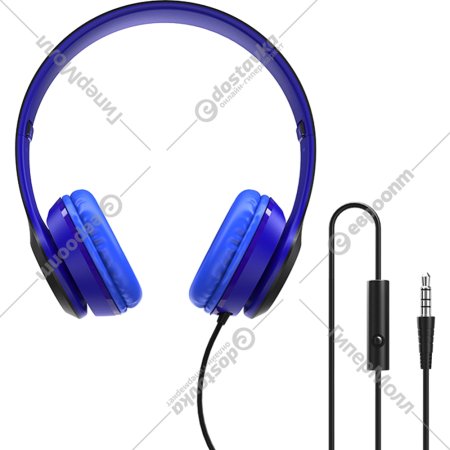 Наушники с микрофоном «Borofone» B05, черно-синие