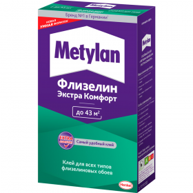 Клей обой­ный «Metylan» Фли­зе­лин Экстра Ком­форт, 2719339, 300 г