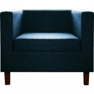 Кресло «Brioli» Билли Д, J17 темно-синий/темные ножки, 76х77х67.5 см