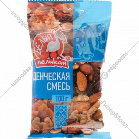 Смесь орехов и сухофруктов «Белый Пеликан» Студенческая, 100 г