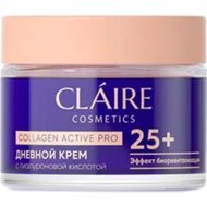 Крем для лица «Claire» Collagen Active Pro, дневной, 25+, 50 мл