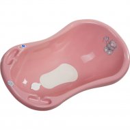 Ванночка детская «Maltex» Мишка, с пробкой, розовый, 1001, 84 см