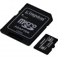 Карта памяти «Kingston» Canvas Select Plus microSDHC 32GB + адаптер, SDCS2/32GB
