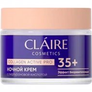 Крем для лица «Claire» Collagen Active Pro, ночной, 35+, 50 мл