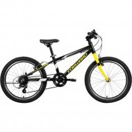 Велосипед «Forward» Rise 20 2.0 2022, RBK22FW20791, черный/желтый