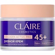 Крем для лица «Claire» Collagen Active Pro, дневной, 45+, 50 мл