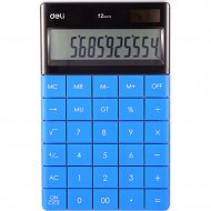Калькулятор «Deli» 1589-3, 12 разрядов, синий