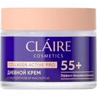 Крем для лица «Claire» Collagen Active Pro, дневной, 55+, 50 мл