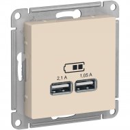 Розетка USB «Schneider Electric» AtlasDesign, ATN000233
