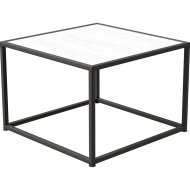 Журнальный столик «Millwood» ART-3, ЛДСП дуб белый крафт/черный, 65х65х49 см