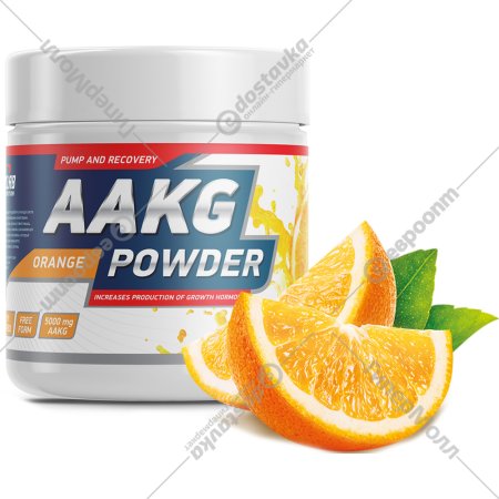 Напиток сухой-концентрат «GeneticLab» AAKG Powder, апельсин, 150 г