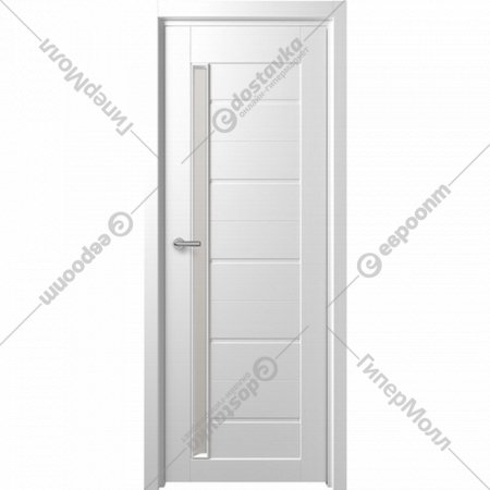 Дверь «Портадом» Fix, F-4 ПО Белый/Матовое, 200х60 см