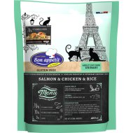 Корм для кошек Bon Appetit Cat Adult Urinary, 681854, профилактика МКБ, с курицей и лососем, 400 г