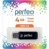 USB-накопитель «Perfeo» 4GB C03, PF-C03B004, black