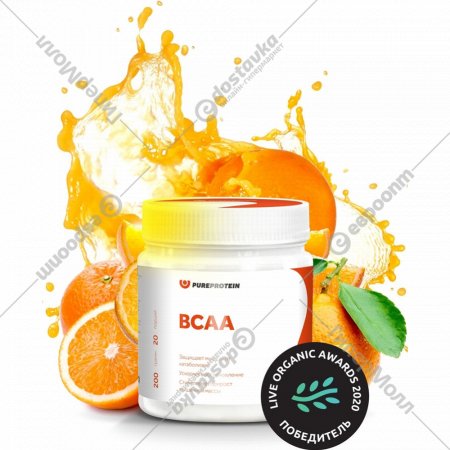Пищевой продукт «PureProtein» BCAA, апельсин, 200 г
