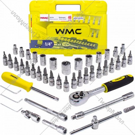 Набор инструментов «WMC Tools» 2462-5 EURO, 46 предметов
