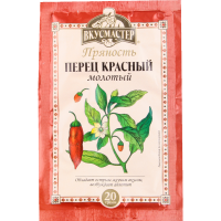 

Приправа"ВКУСМАСТЕР"(перец красн.мол)20г
